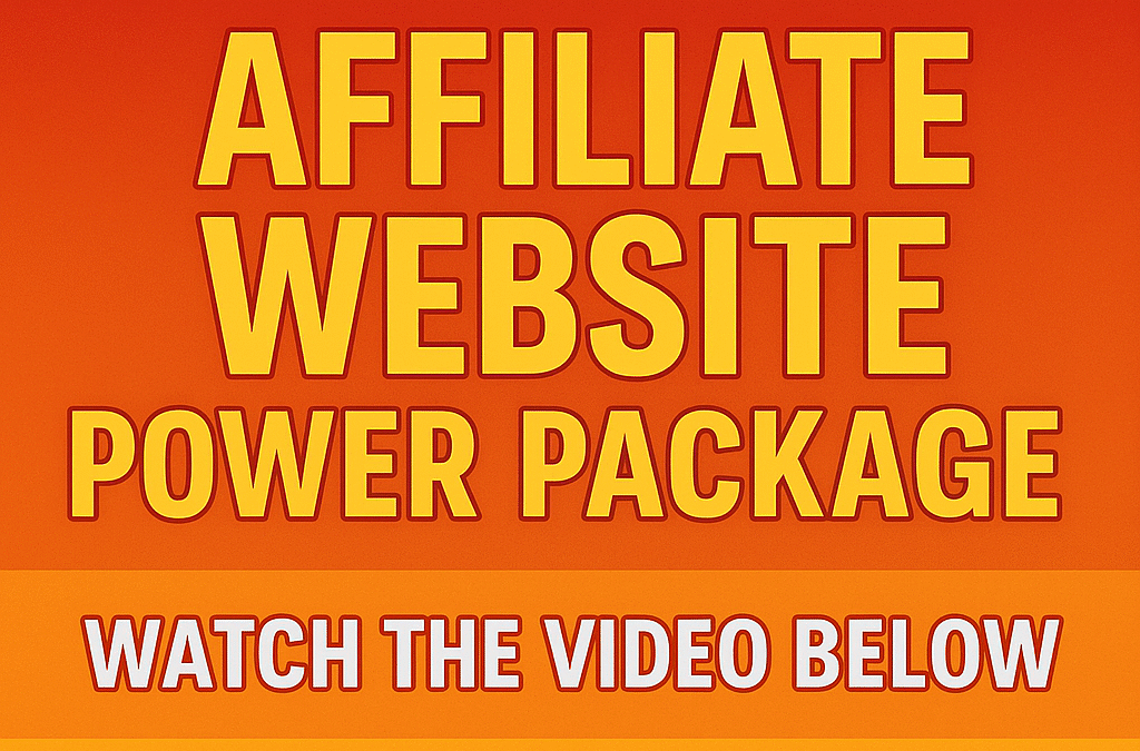 Amazon Affiliate Website Power Package